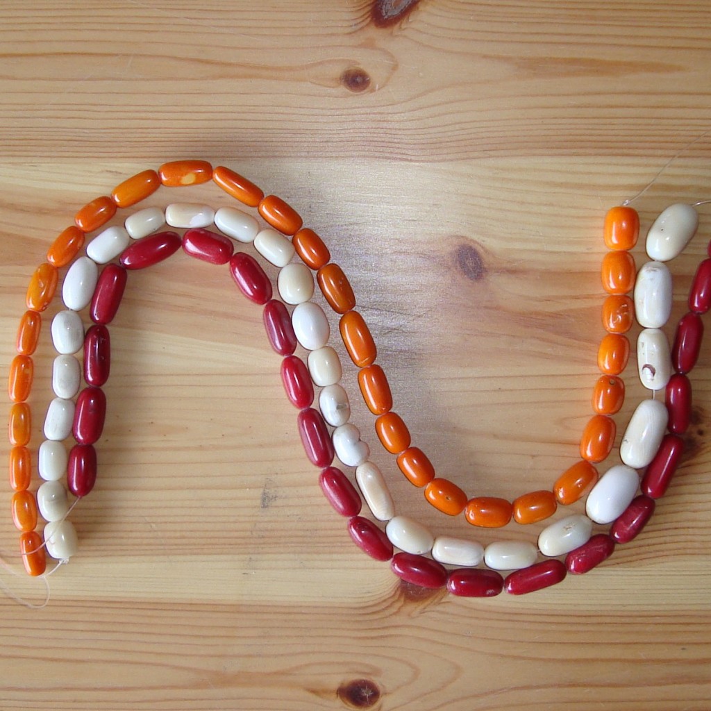 Coral Rice Beads